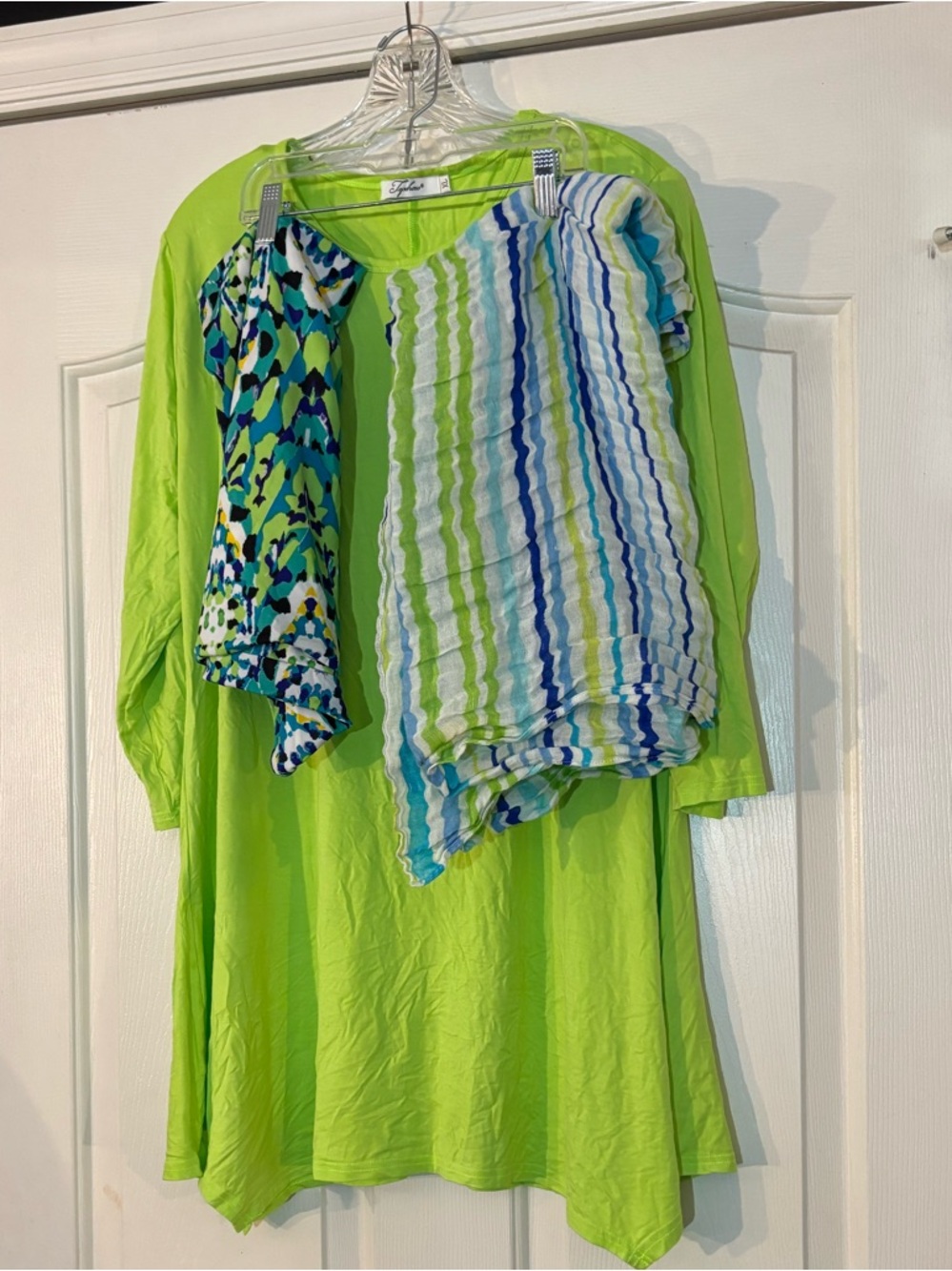 2 Piece Tunic with Matching Scarf